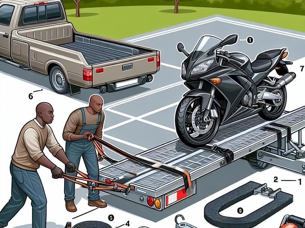 How to Transport a Motorcycle on a Truck