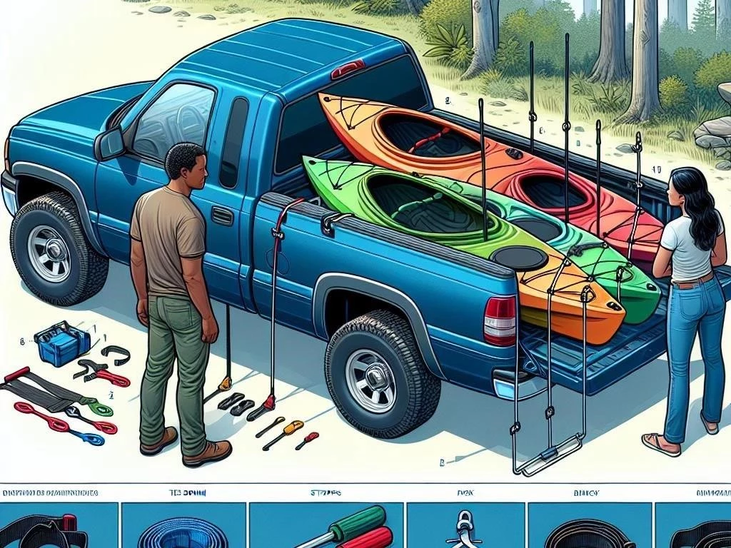 How to Transport Kayaks in a Truck