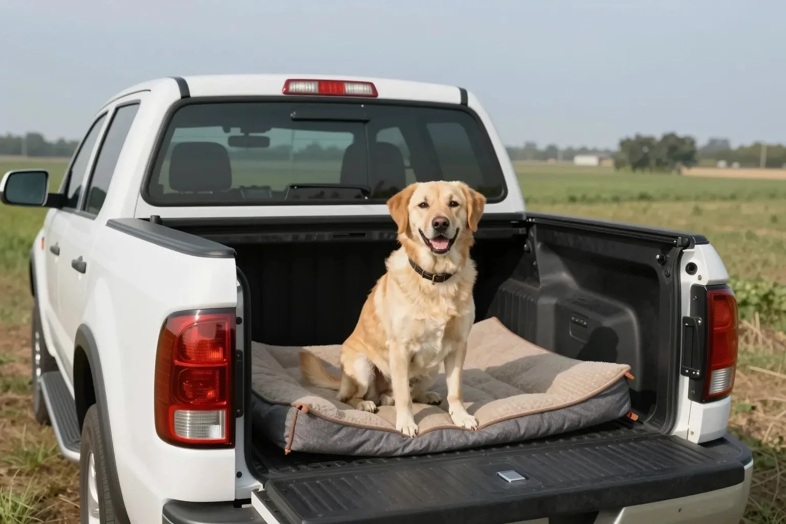 Can you transport a dog in your pickup truck