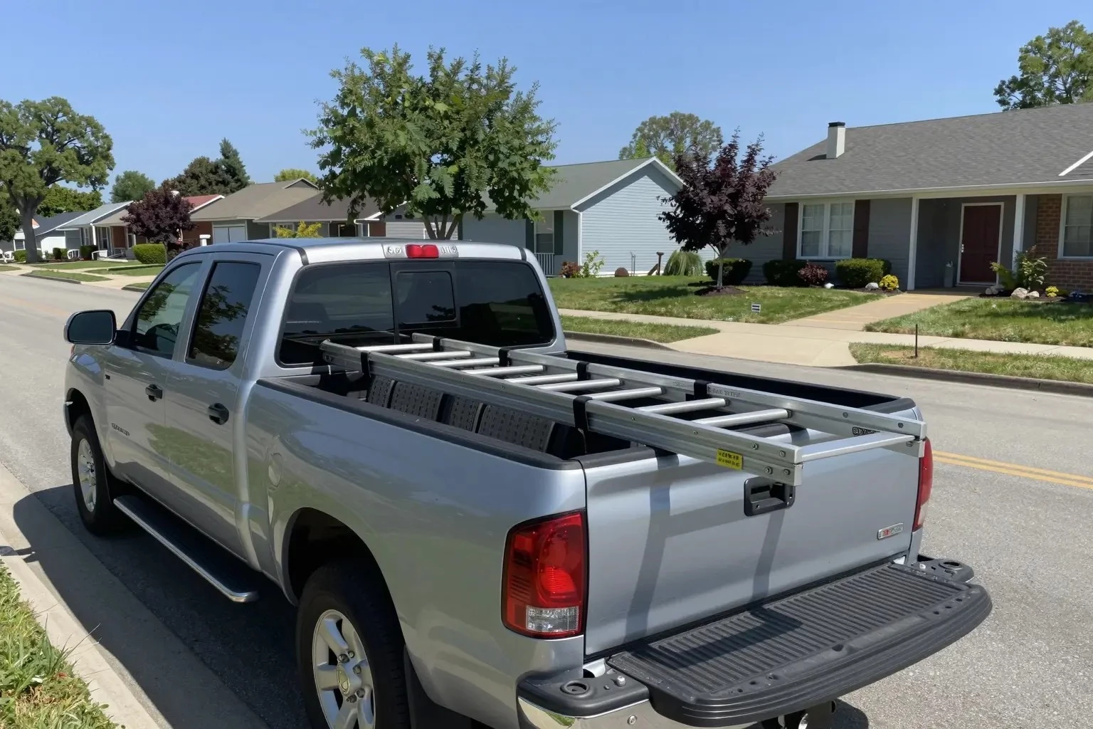 can i transport a ladder in a pickup truck