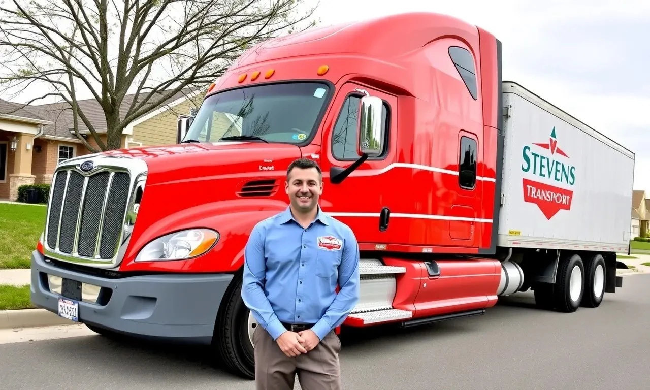 Do steven’s transport drivers get to take their trucks home