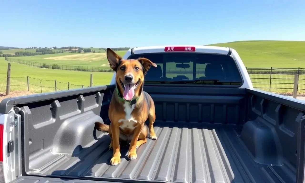Can you transport dog in back of truck