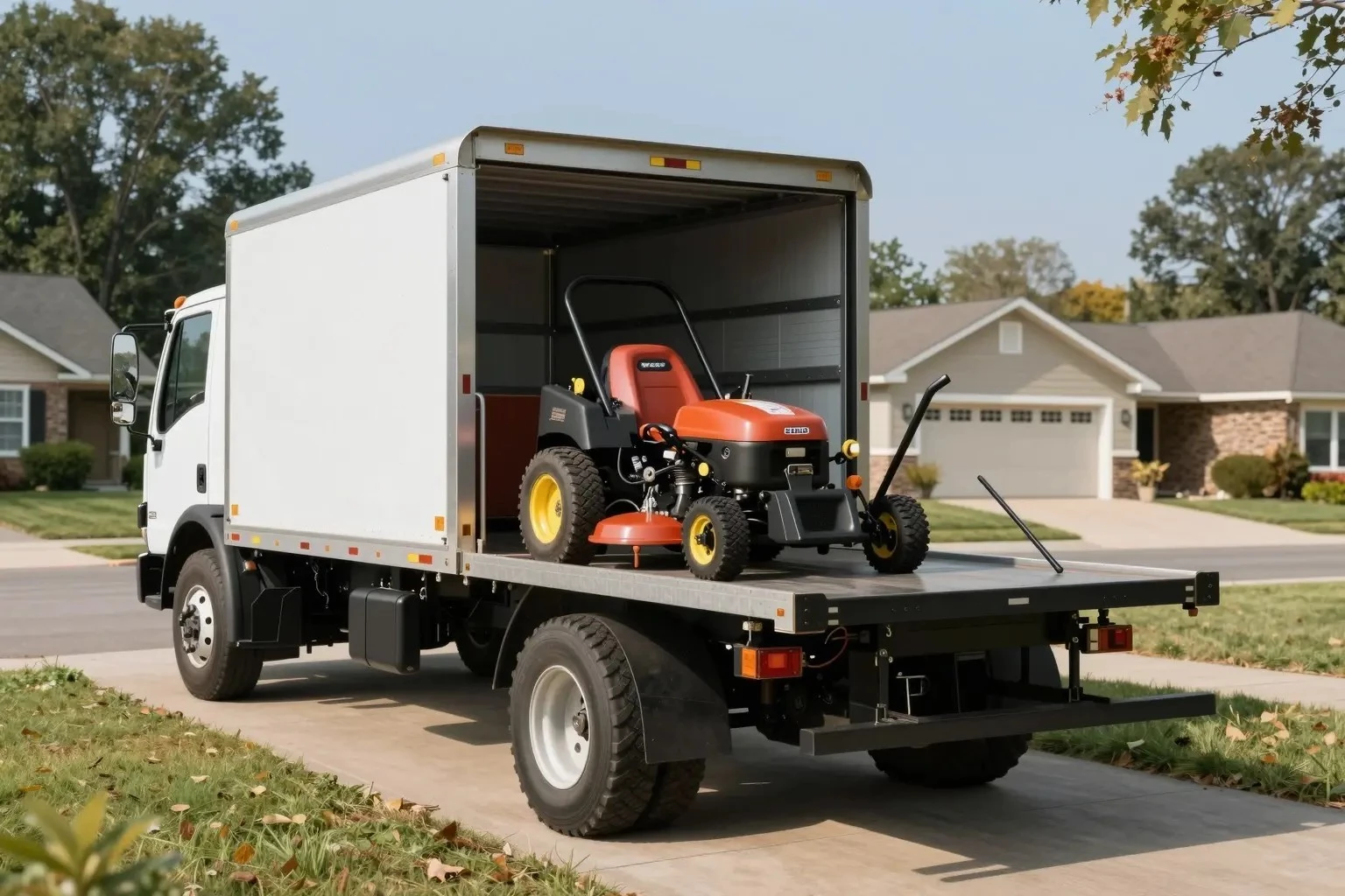 Can you transport a zero turn mower on a truck