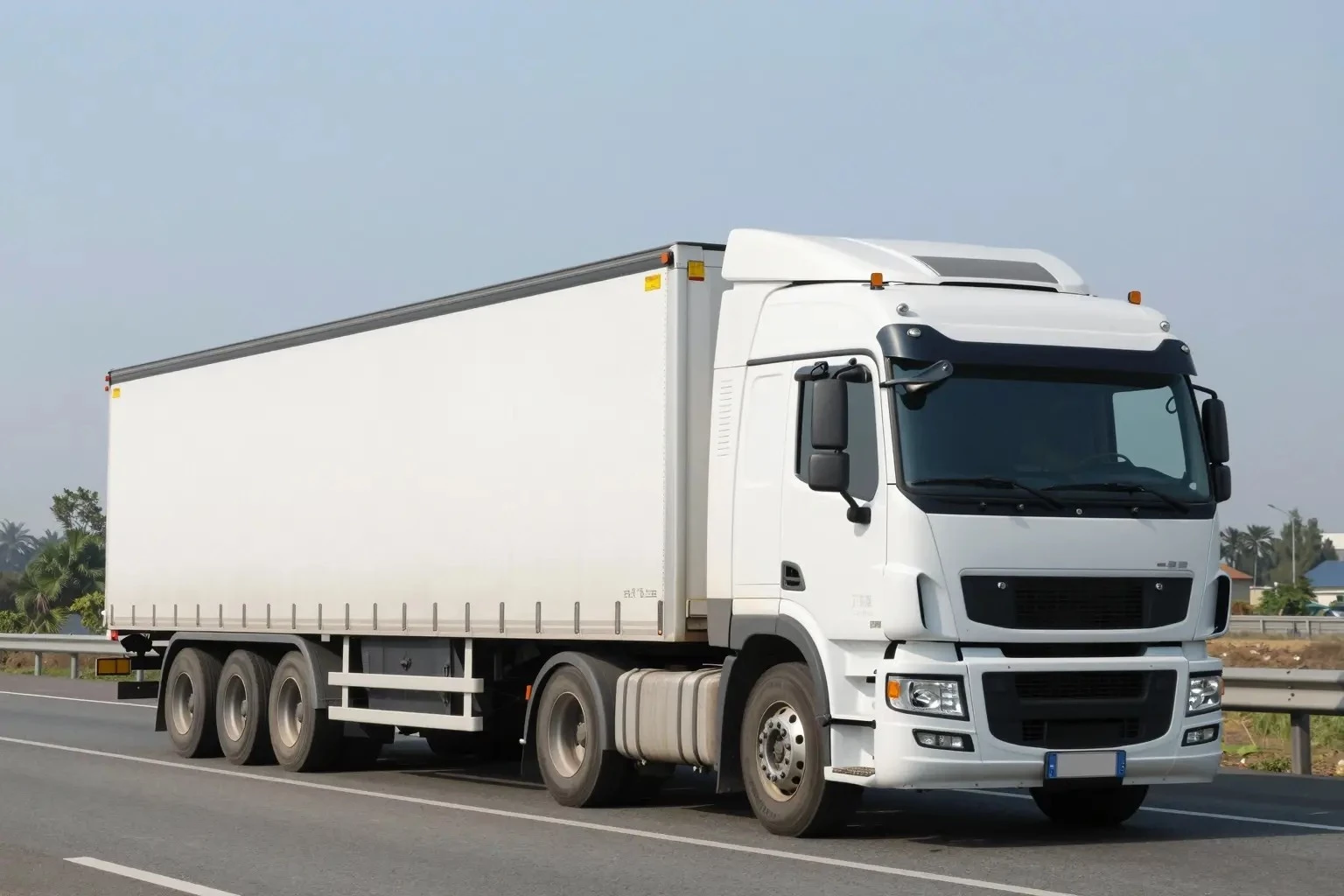 How did trucks improve the way things are transported