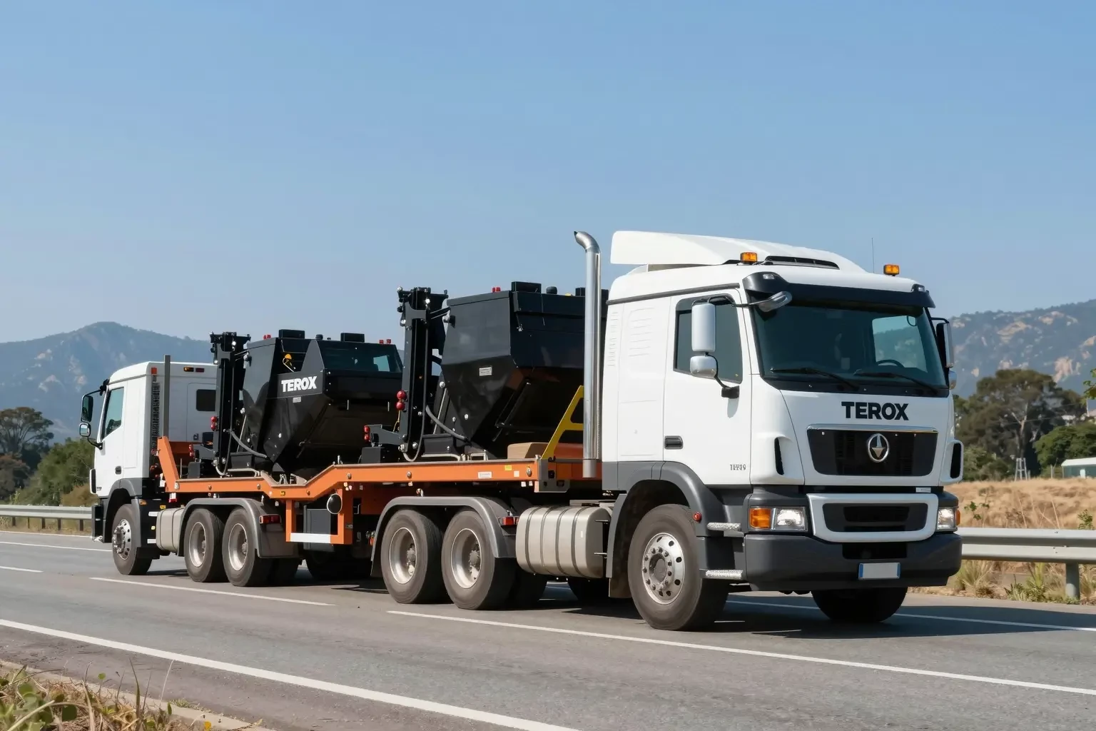 How do you transport terex trucks
